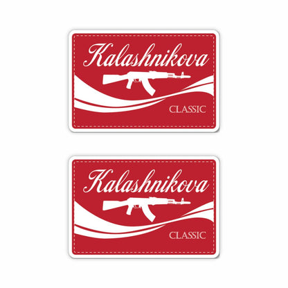 Kalashnikova AK47 Sticker by StealthMark - Pack of 2