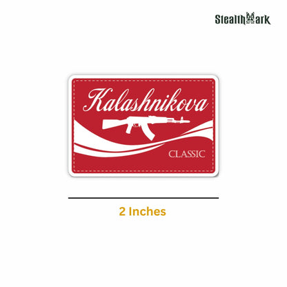 Kalashnikova AK47 Sticker by StealthMark - Pack of 2