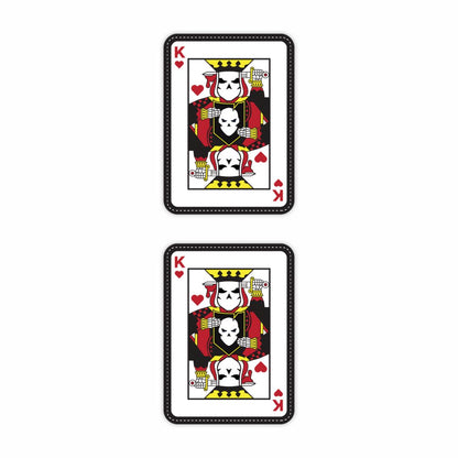 King Of Heart Playing Card Sticker