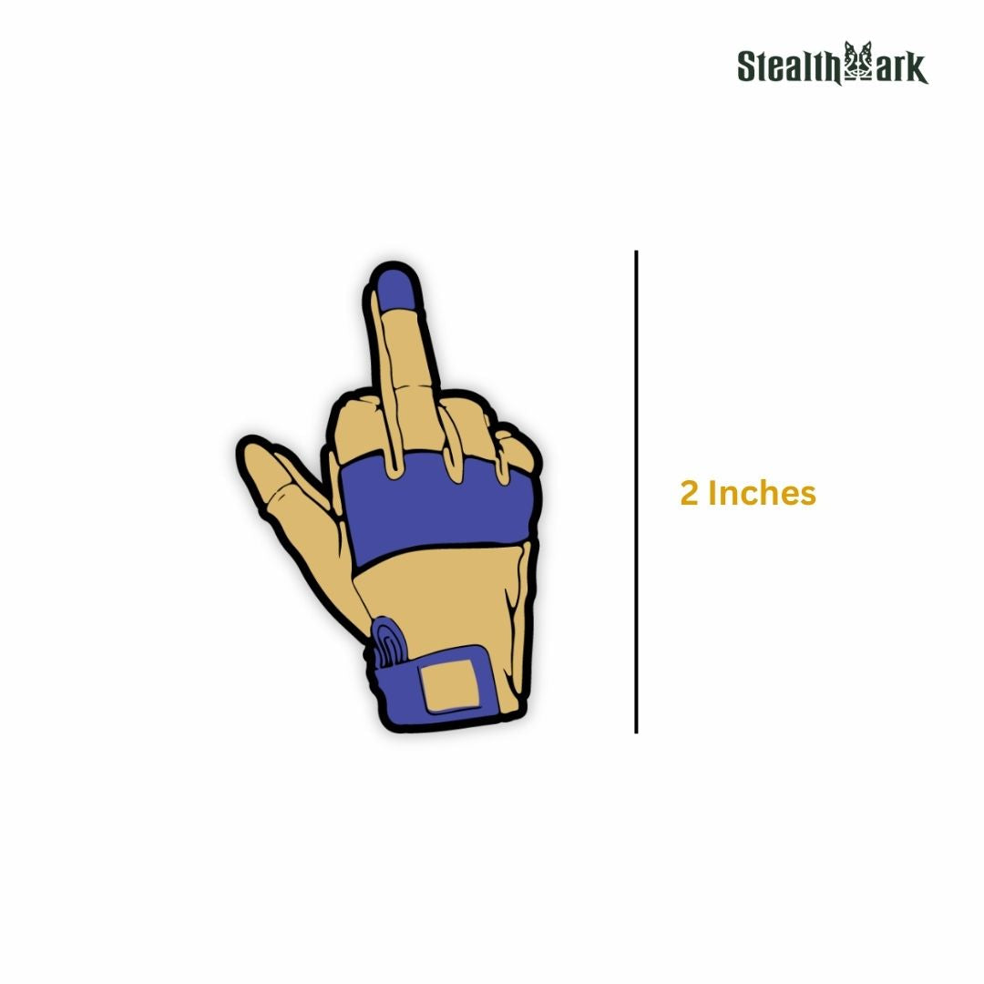 Finger Flip Glove Sticker by StealthMark - Pack of 2