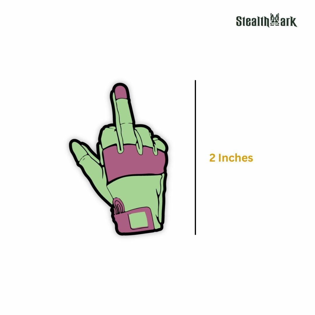 Finger Flip Glove Sticker by StealthMark - Pack of 2