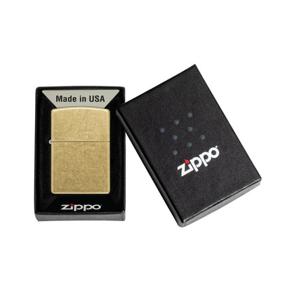 Zippo Classic Street Brass Lighter